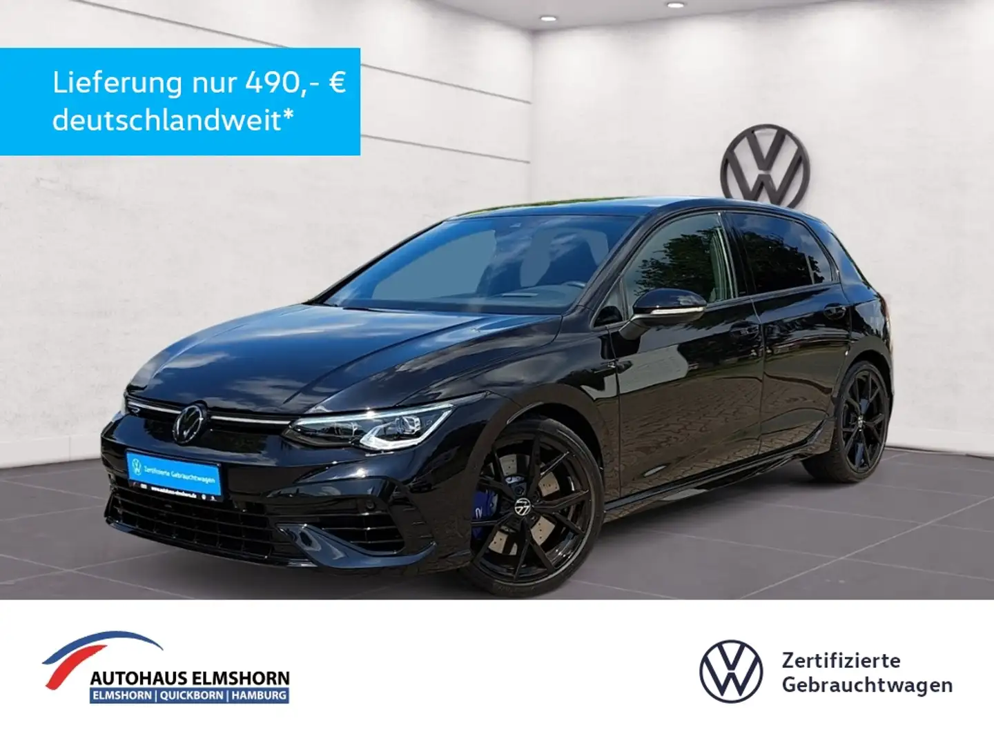 Volkswagen Golf R Performance 2.0 TSI 4Motion DSG PANO MATRIX HARMA Zwart - 1