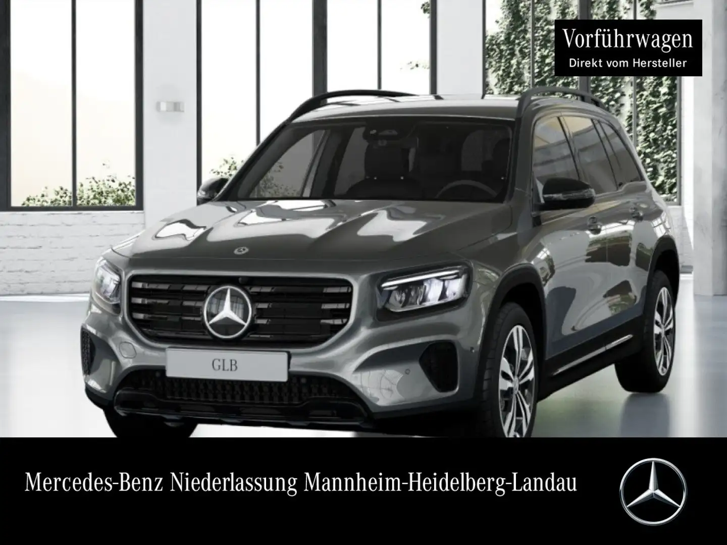 Mercedes-Benz GLB 200 PROGRESSIVE+NIGHT+360°+AHK+LED+TOTW+7G Grau - 1
