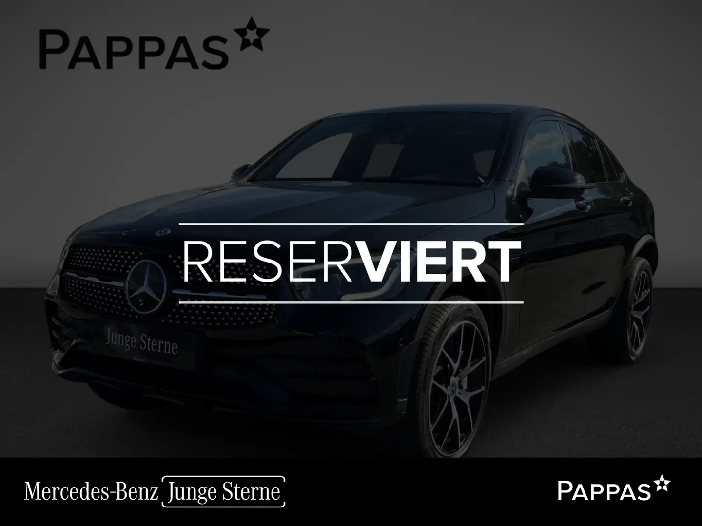 Mercedes-Benz GLC 300 e 4MATIC Coupé PTS Navi Cam SHZ Distr Noir - 1