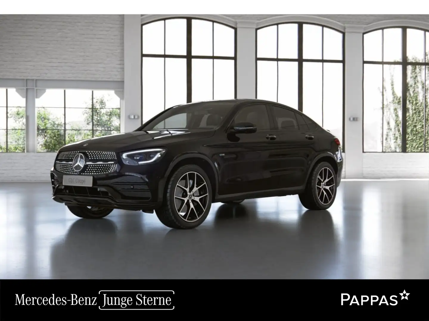 Mercedes-Benz GLC 300 e 4MATIC Coupé PTS Navi Cam SHZ Distr Schwarz - 1