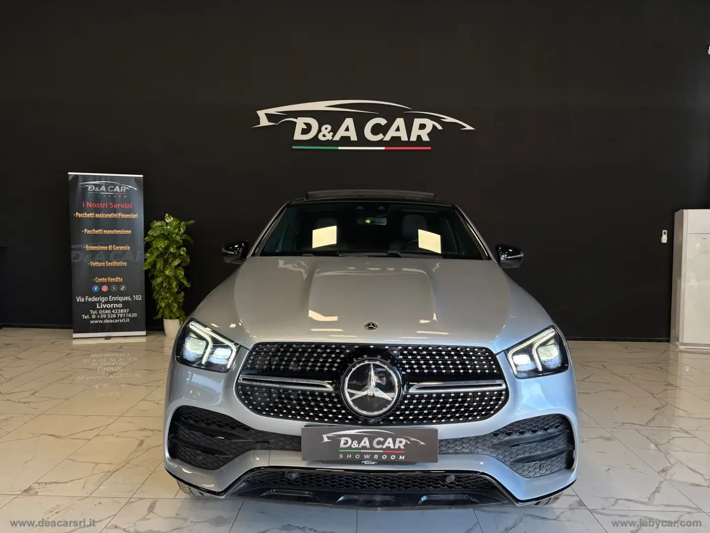 Mercedes-Benz GLE 350 GLE 350 de 4M Pl.Hybrid Cpé Premium Pro Argent - 2