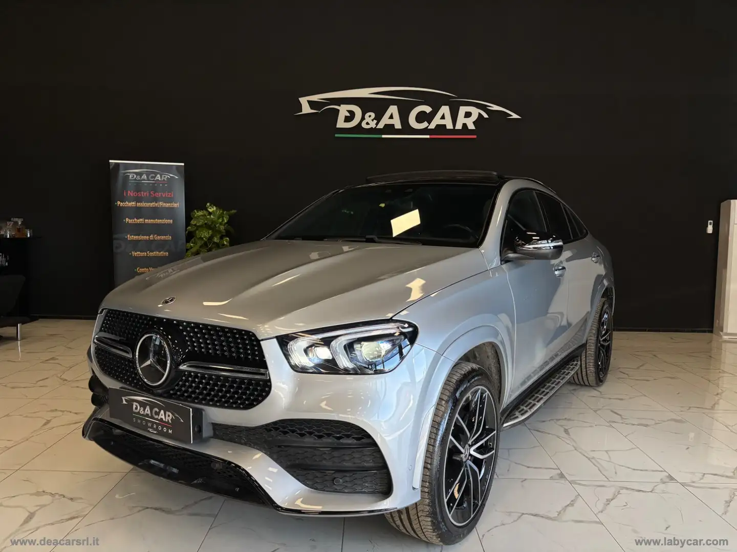 Mercedes-Benz GLE 350 GLE 350 de 4M Pl.Hybrid Cpé Premium Pro Argent - 1