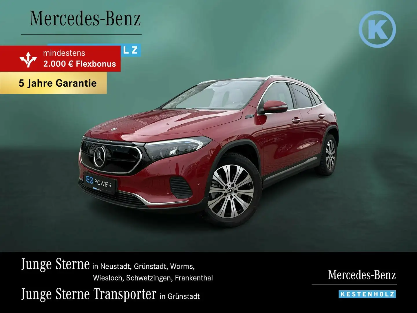 Mercedes-Benz EQA 250 EQA 250+ PROGRESSIVE+DISTRO+PANO+360°+HUD+KEYL Rot - 1