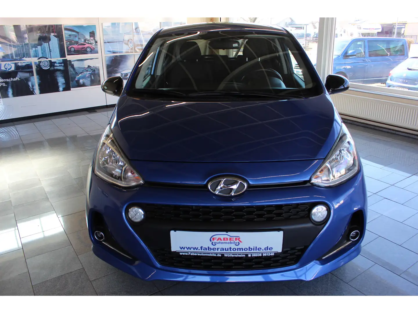 Hyundai i10 YES! Top-Ausstattung ,Nur 24540 KM Bleu - 2