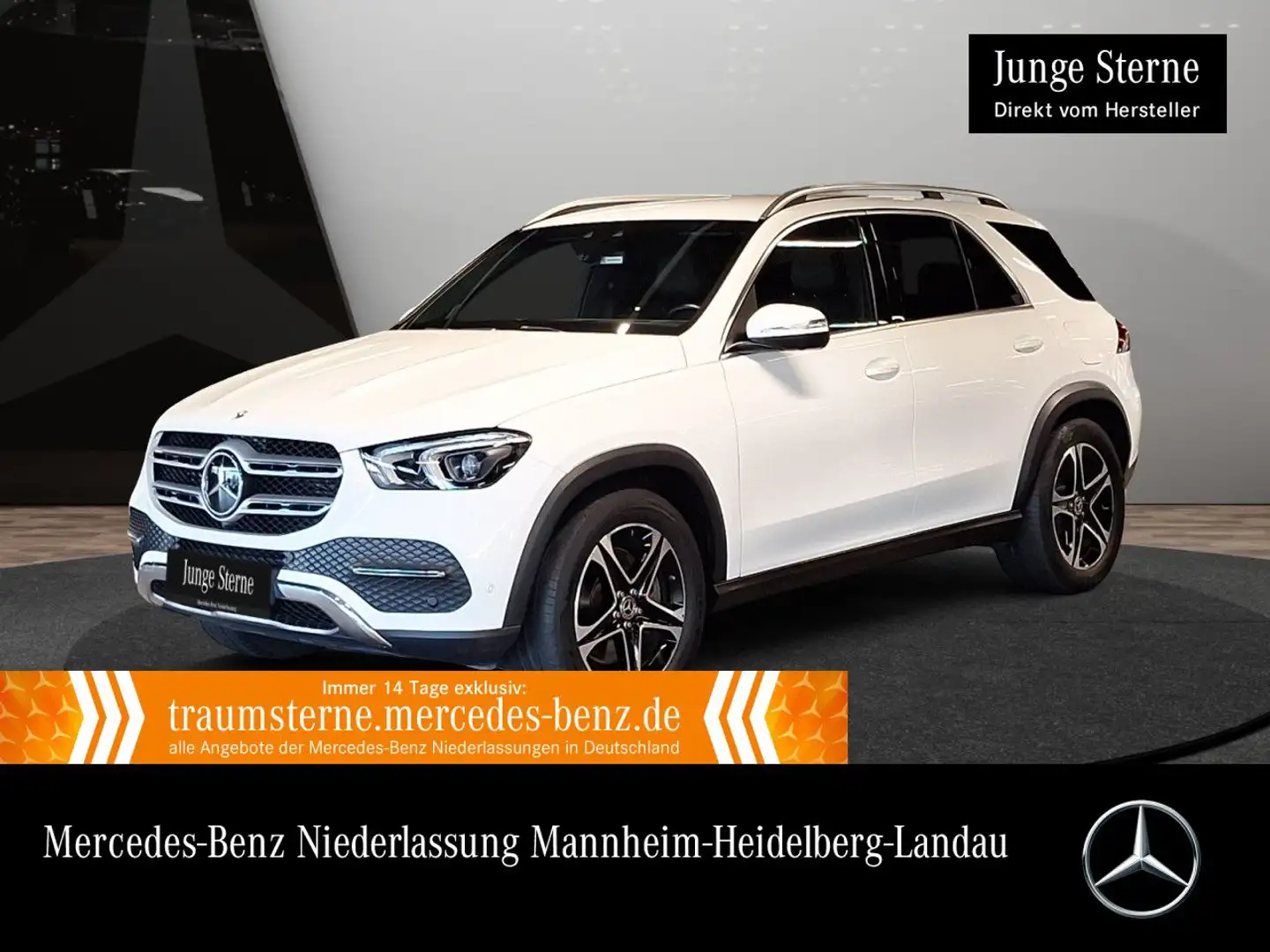 Mercedes-Benz GLE 350 de 4M 360+LED+FAHRASS+20"+HUD+9G Weiß - 1