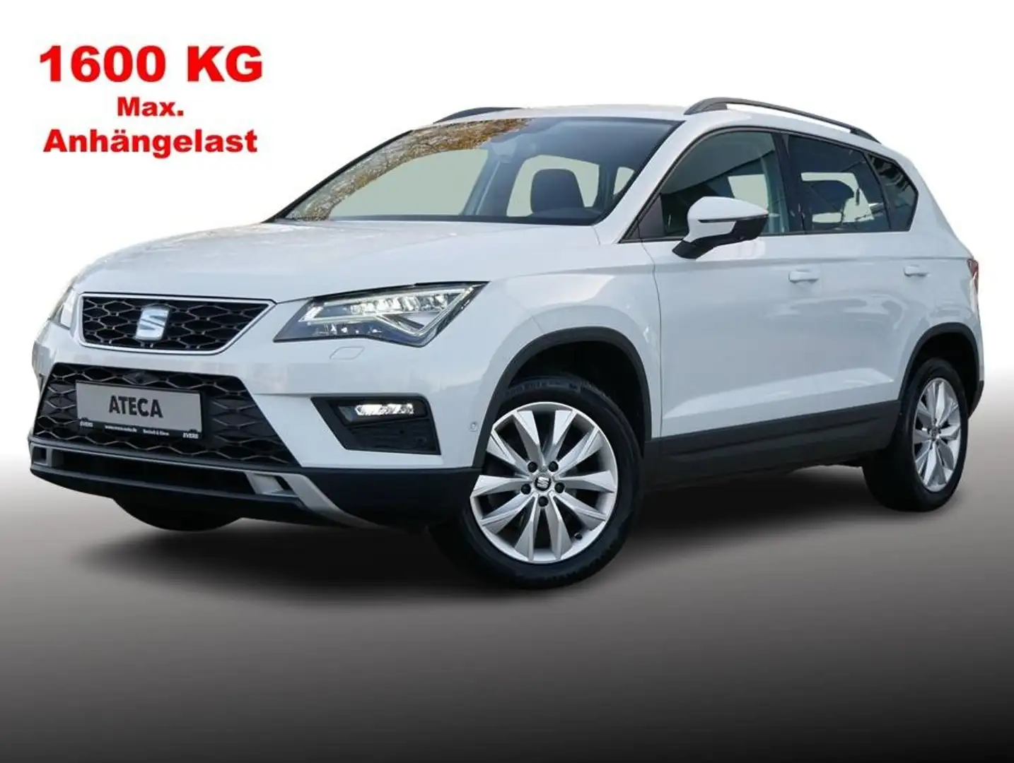 SEAT Ateca 1.5 TSI DSG AHK+NAVI+ACC+SHZ+LED+TOPVIEW Blanco - 2