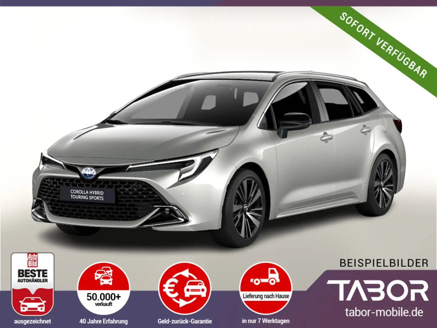 Toyota Corolla TS 1.8 Hybrid 140 ECVT Teamplayer eHK Plateado - 1