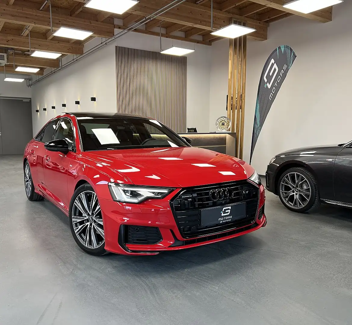Audi A6 40 TDI SPORT QUATTRO 3X SLINE TANGOROT BLACK MA... Roşu - 1