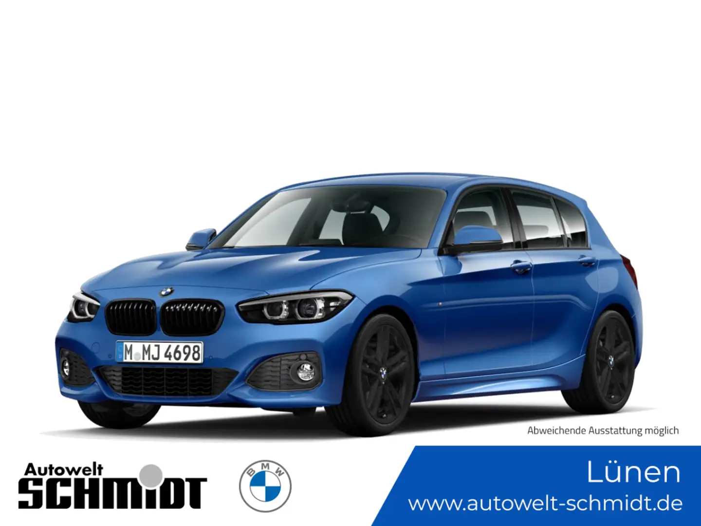 BMW 118 i Edition M Sport Shadow + GARANTIE Bleu - 1