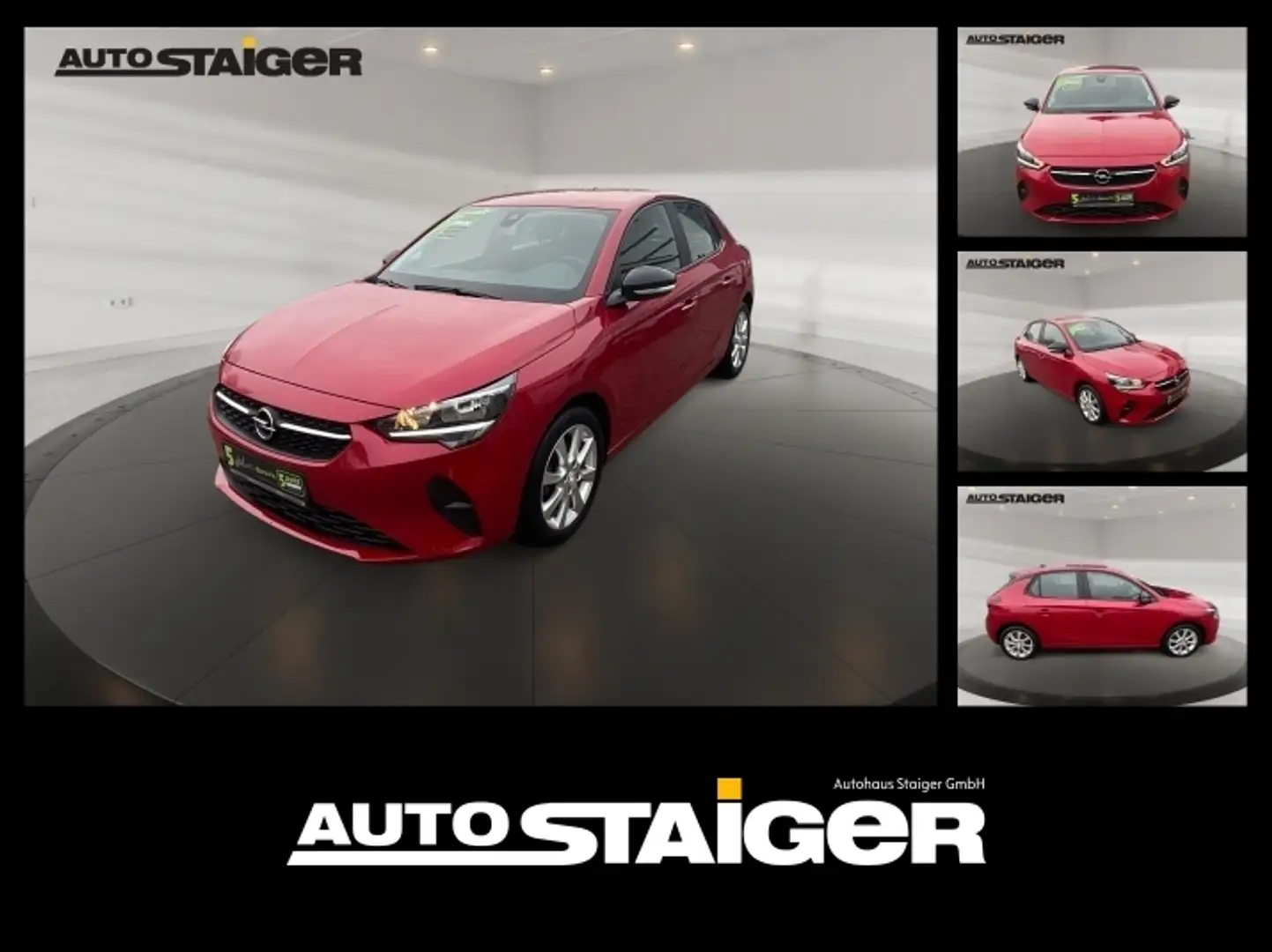 Opel Corsa F 1.2 Turbo Edition Sitzheizung PDC Rot - 1