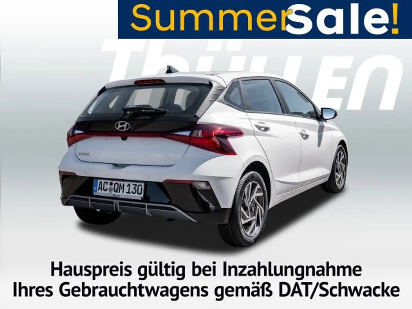 Hyundai i20 1.0 T-GDi 6-MT 2WD Trend, Komfortpaket Navi Weiß - 2