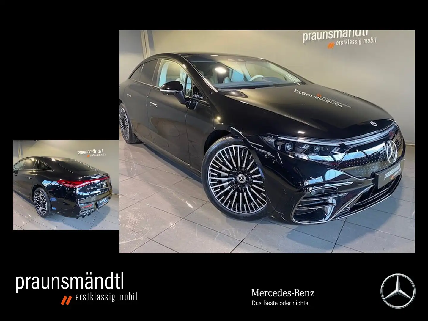 Mercedes-Benz EQS 580 4M AMG Night Dist./Sound/Pano/AIRM/360° Czarny - 1