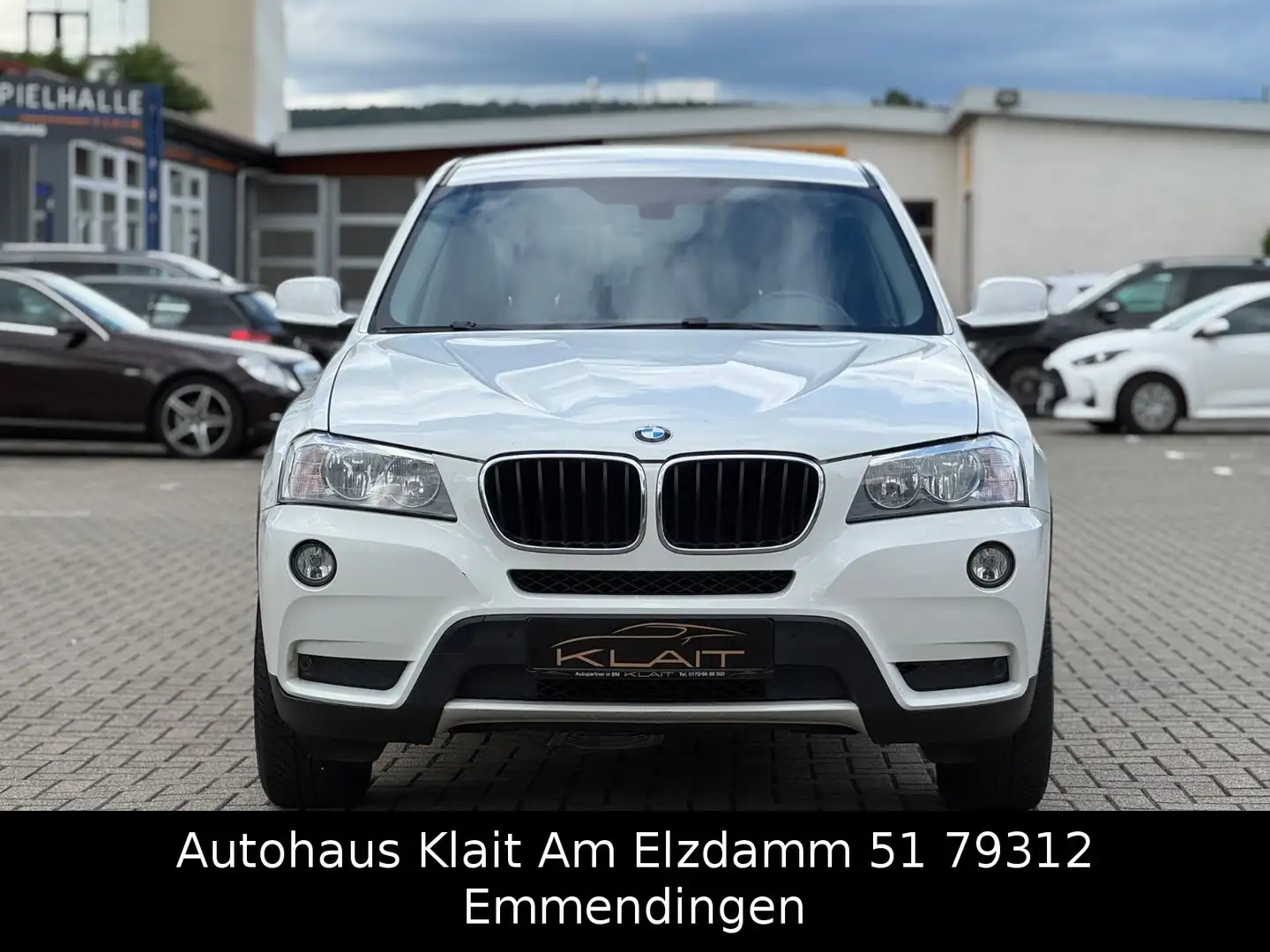 BMW X3 2.0 D AHK Steurkette neu Weiß - 2