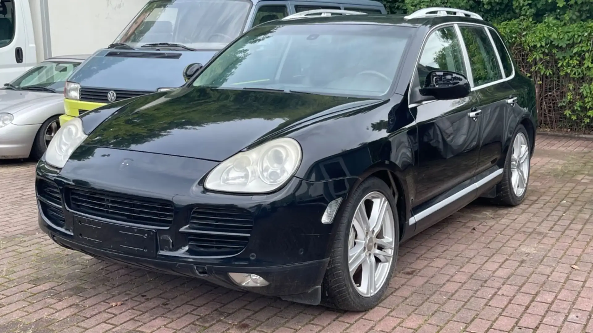 Porsche Cayenne S 4,5 LEDER MOTORSCHADEN Negru - 2