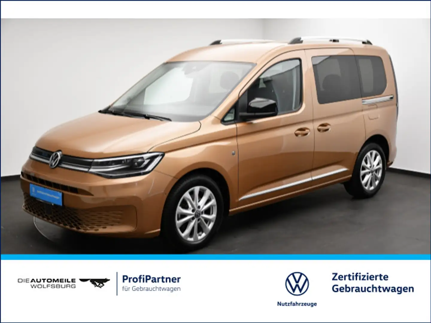 Volkswagen Caddy Kombi 2.0 TDI DSG Style ACC/Rückkam/Multil Braun - 1