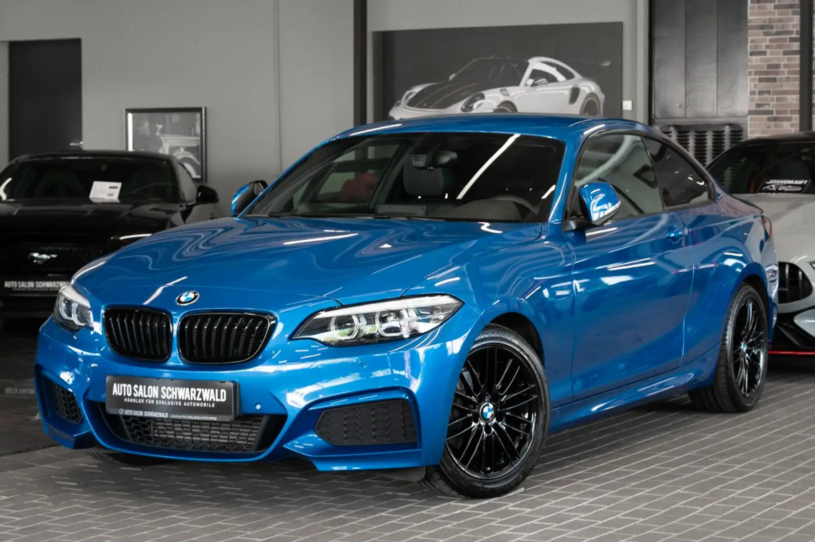 BMW 218 i Coupe| M-SPORTPAKET|NAVI PROF |LEDER|KAMERA Azul - 1