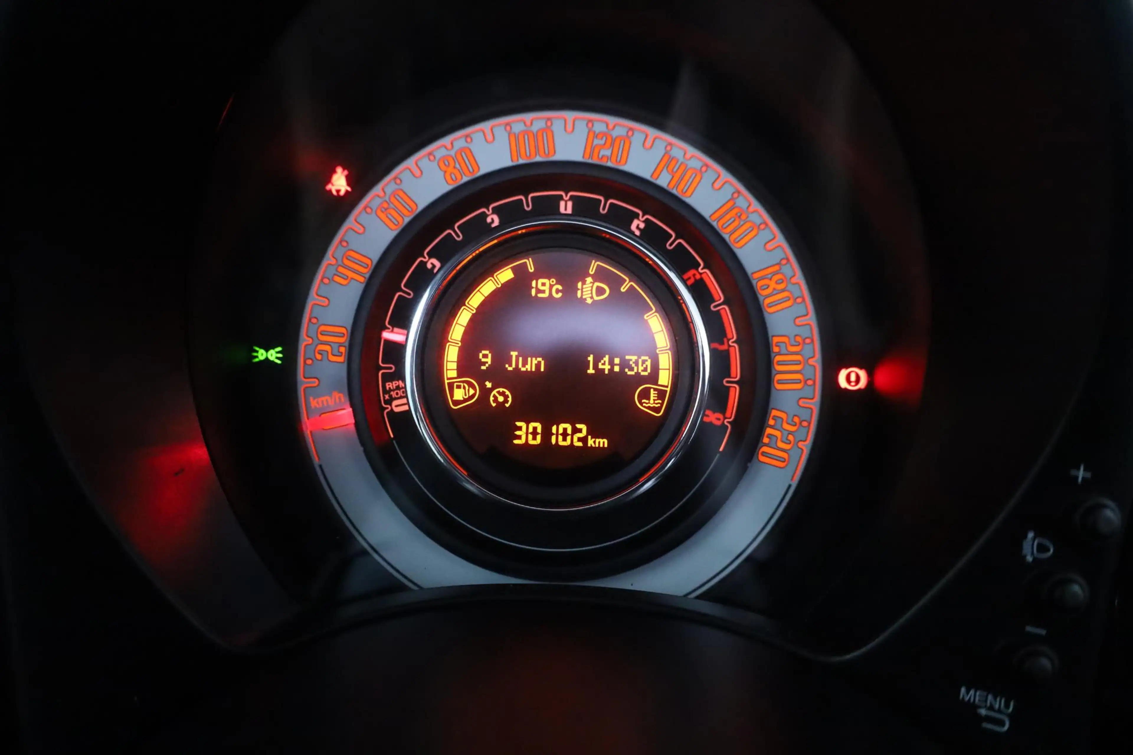Fiat 500 1.2 Lounge Cabrio 4- Cinder perfecte staat — photo 9