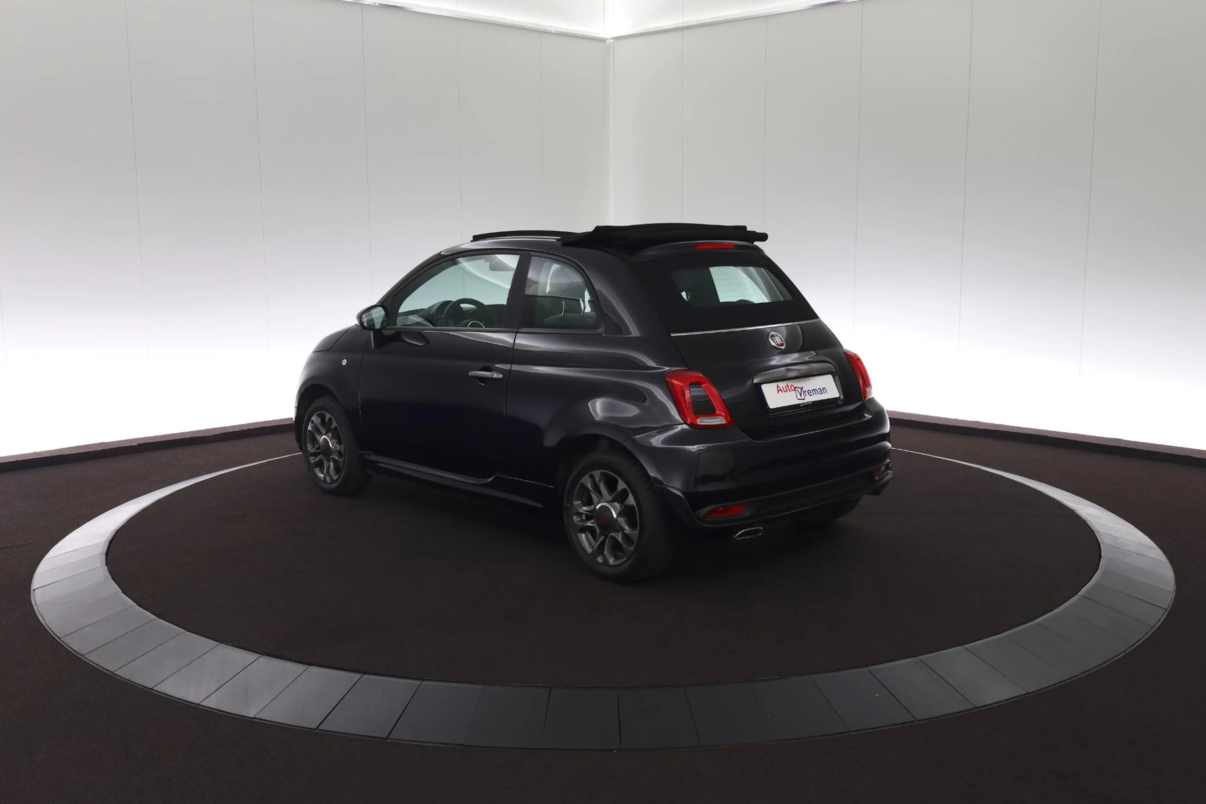 Fiat 500 1.2 Lounge Cabrio 4- Cinder perfecte staat — photo 3