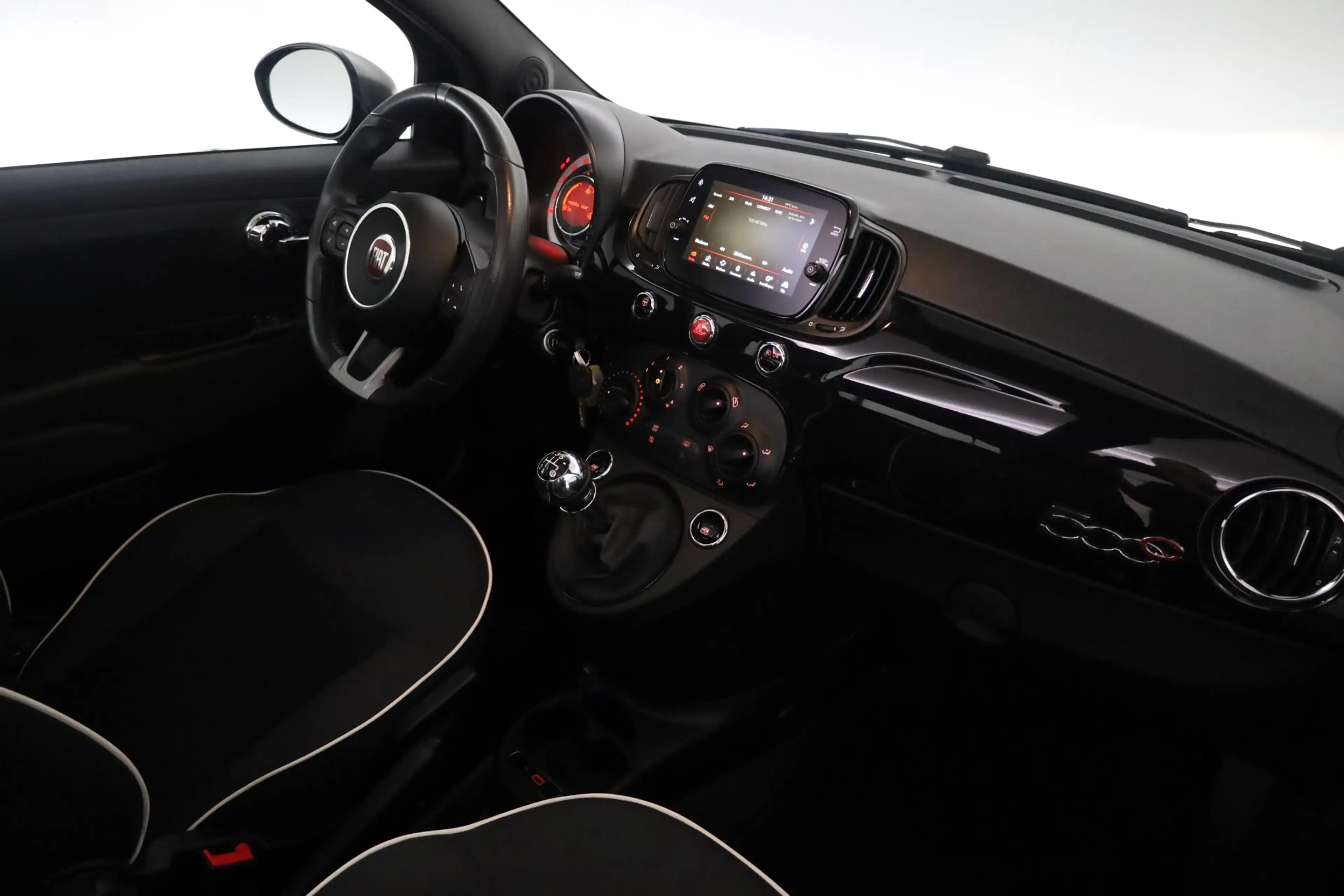 Fiat 500 1.2 Lounge Cabrio 4- Cinder perfecte staat — photo 13