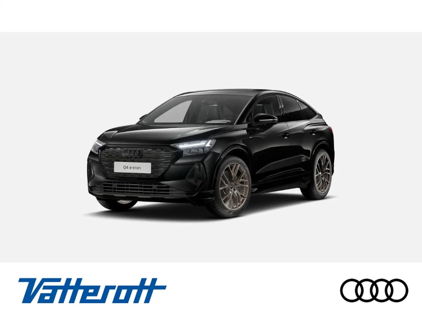 Audi Q4 e-tron Sportback 55 edition S line AHK SONOS Pano Schwarz - 1