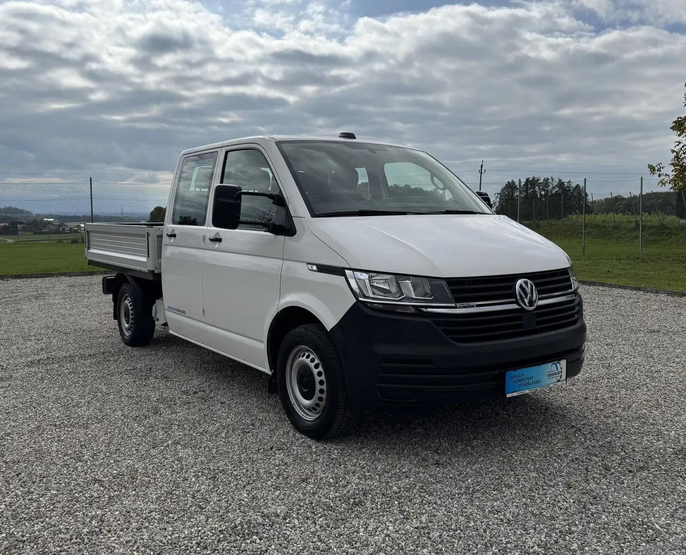 Volkswagen T6.1 Transporter DOKA Pritsche 4 Motion Weiß - 2