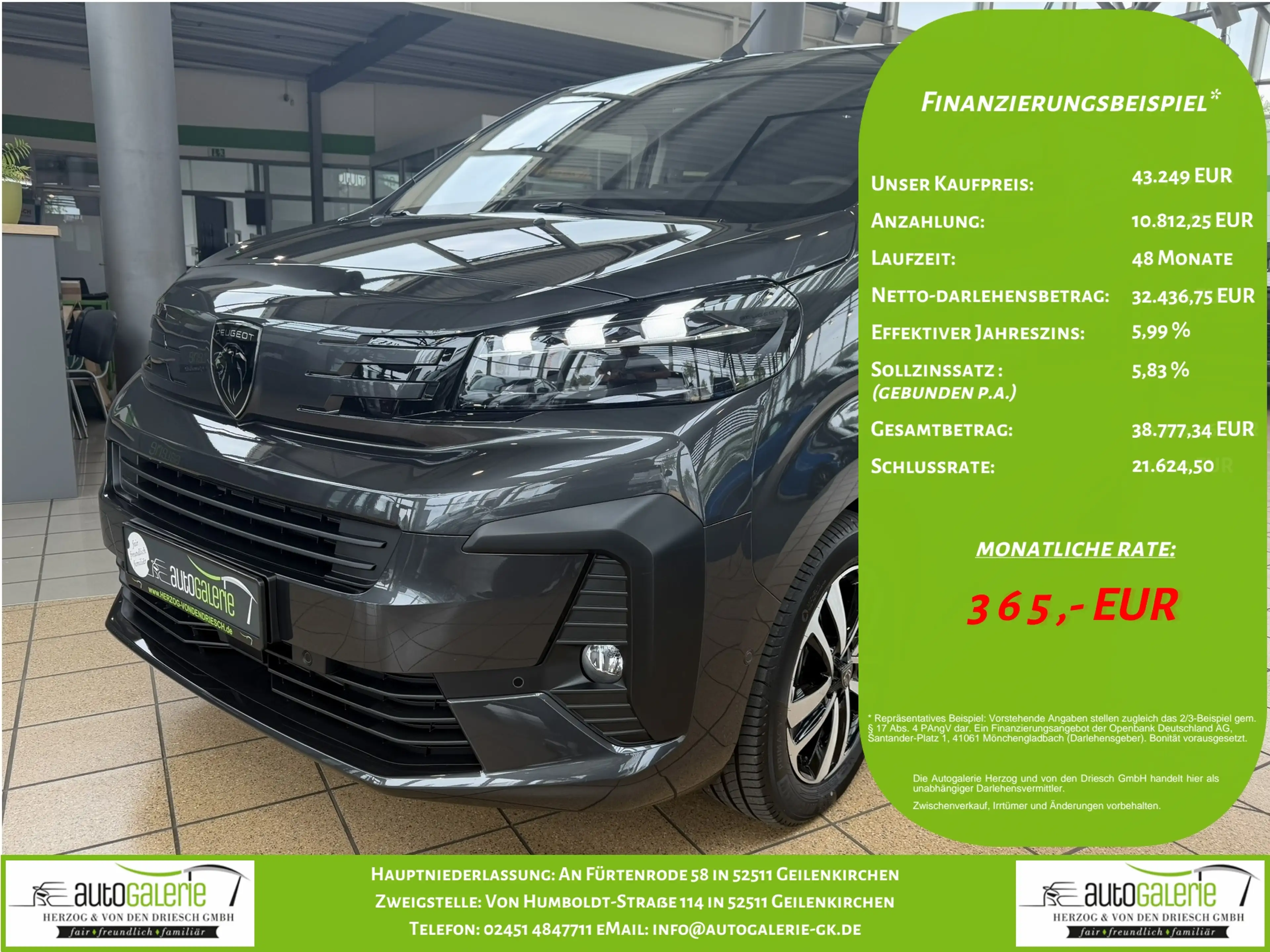 Peugeot Traveller Traveller L2 2.2 Diesel 180 EAT8 Allure