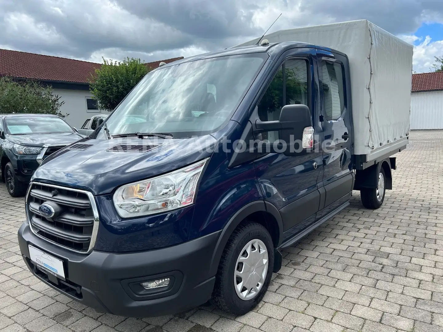 Ford Transit Pritsche Plane 350 L2 Doka Trend 7-Sitze Blau - 1