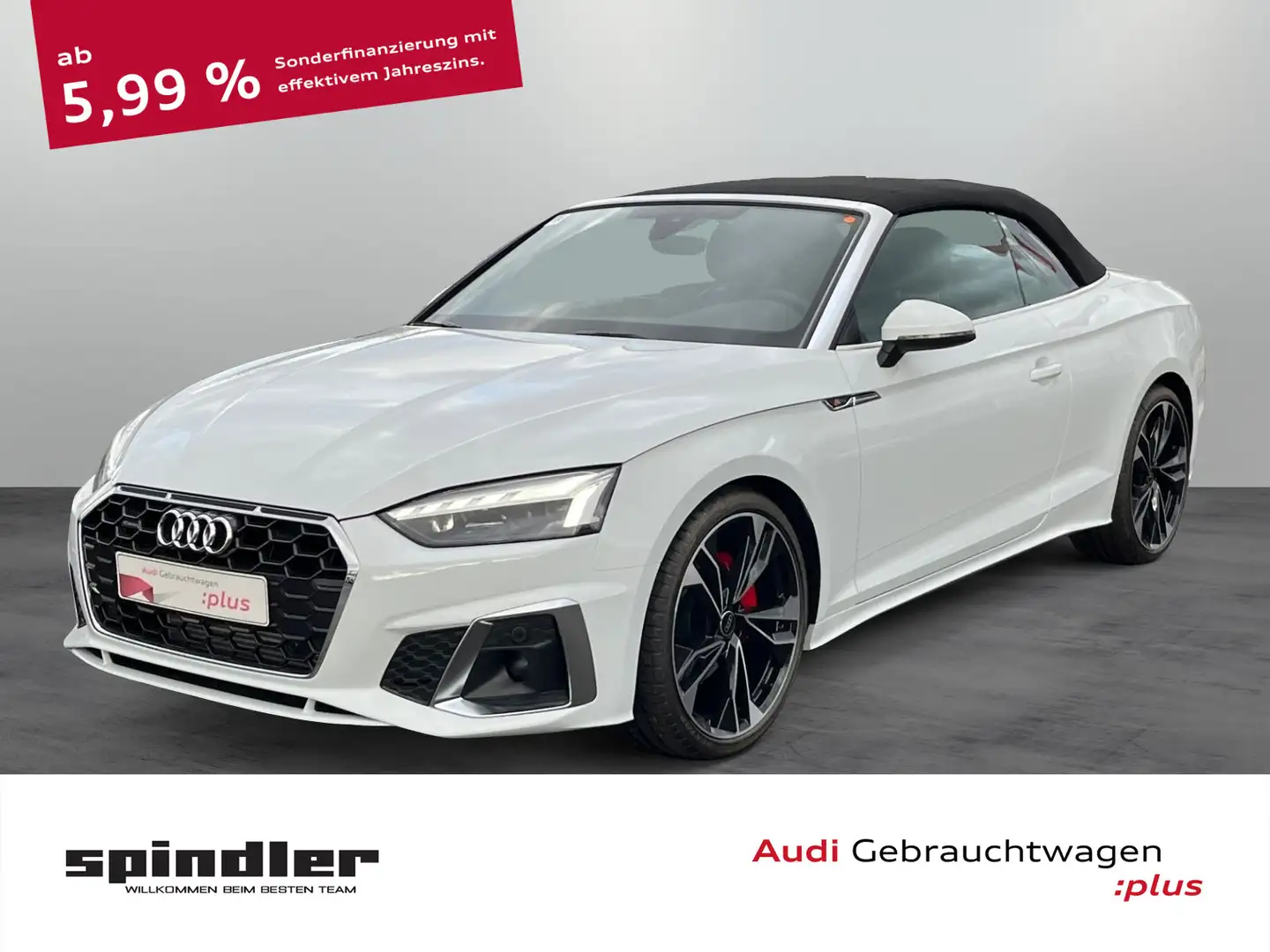 Audi A5 A5 Cabrio S-Line 40 TFSI Quattro S-tronic/Matrix Bianco - 1