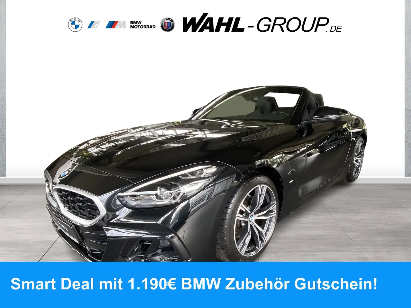 BMW Z4 sDrive20i AUT LEDER M AERODYNAMIC-PAKET HUD  ALARM Zwart - 1