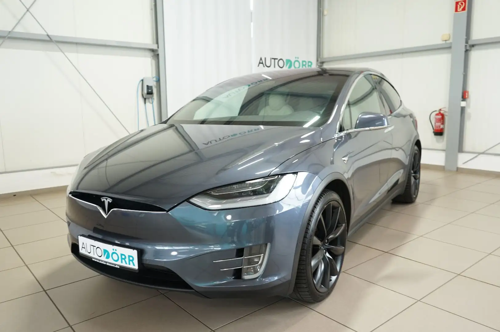 Tesla Model X Maximale Reichweite LED+Pano+Abstandstem Grey - 1