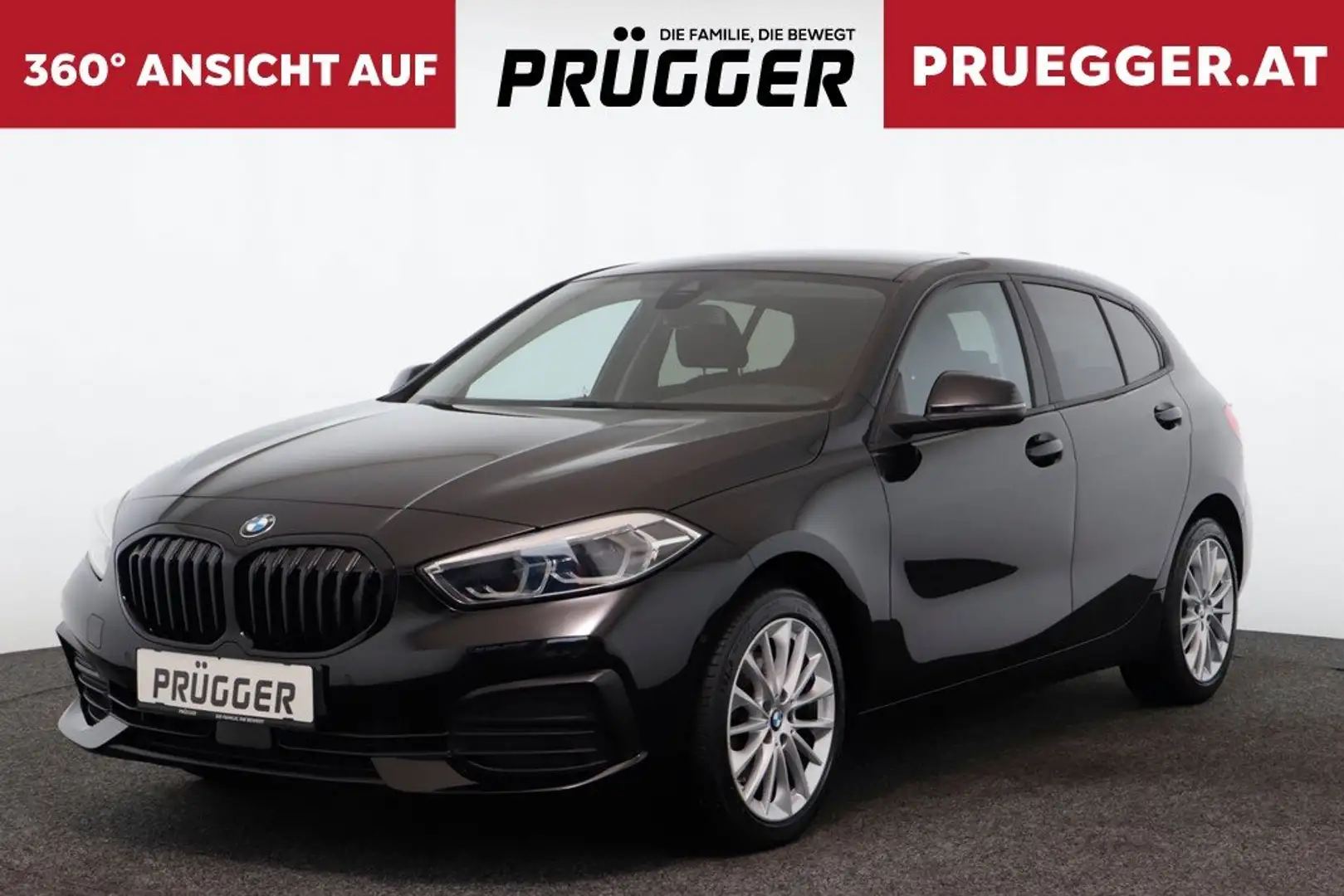 BMW 118 d Autom ADVANTAGE NAVI LED 17ZOLL SH Schwarz - 1