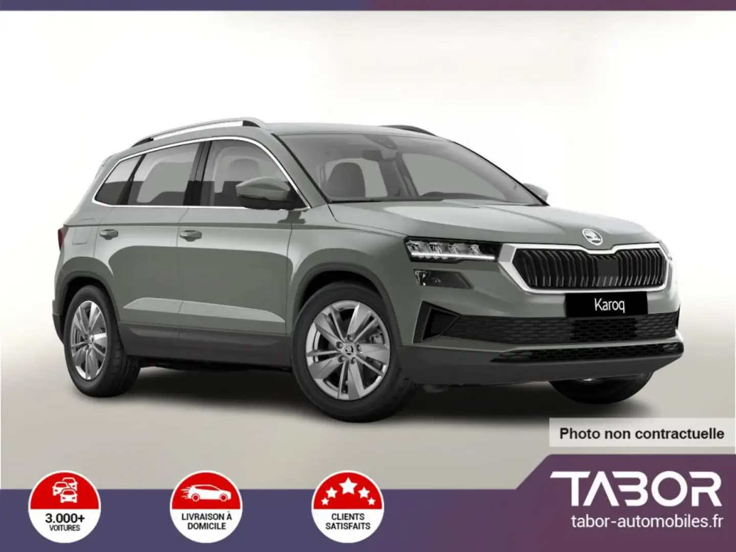 Skoda Karoq TSI 150 DSG Selection LED attelage Gris - 1