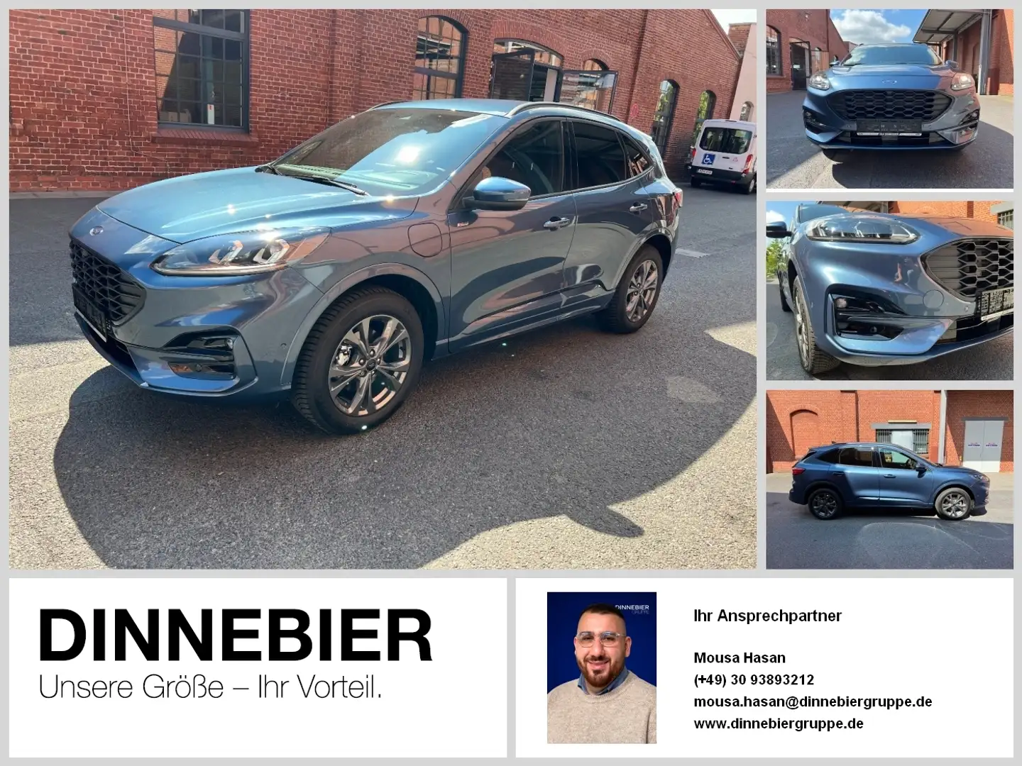 Ford Kuga ST-LINE X AHK+LED+elektr. HECKKLAPPE Blau - 1