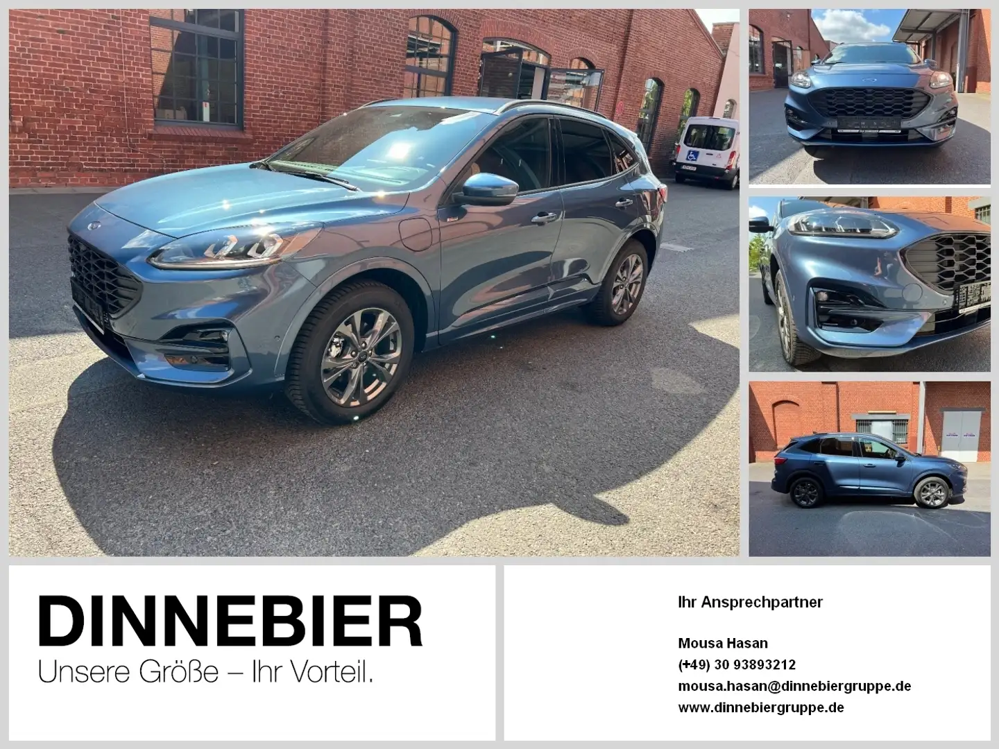 Ford Kuga ST-LINE X AHK+LED+elektr. HECKKLAPPE Blau - 1