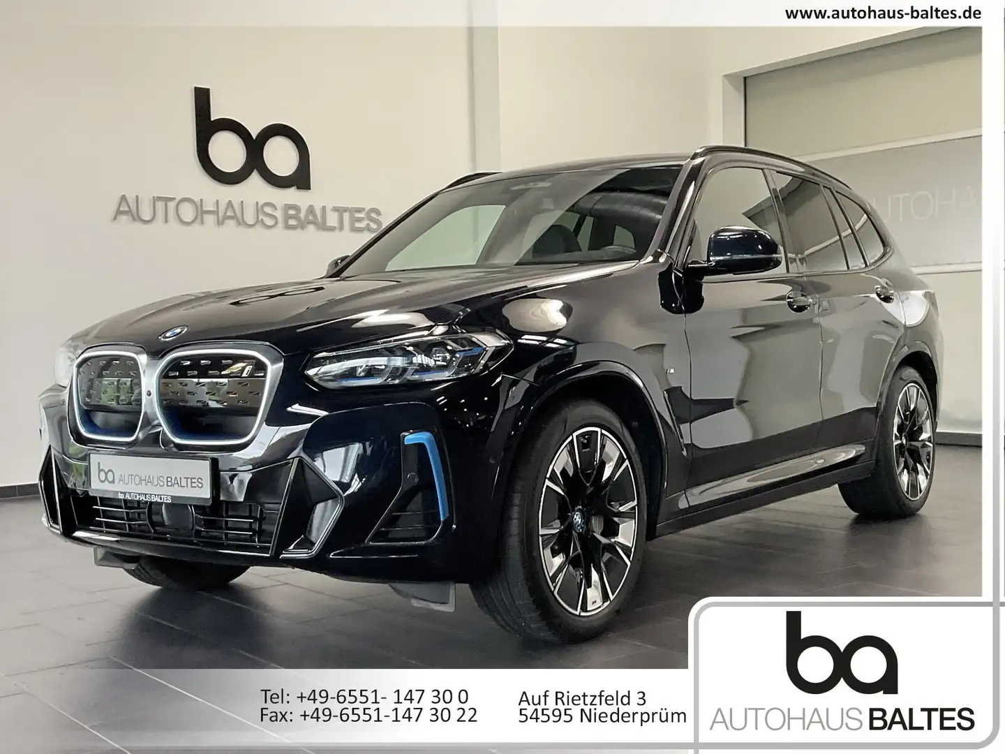 BMW iX3 iX3 Impressive 20"/Pano/HK/Park/Driv/Laser/AHK LED Schwarz - 1
