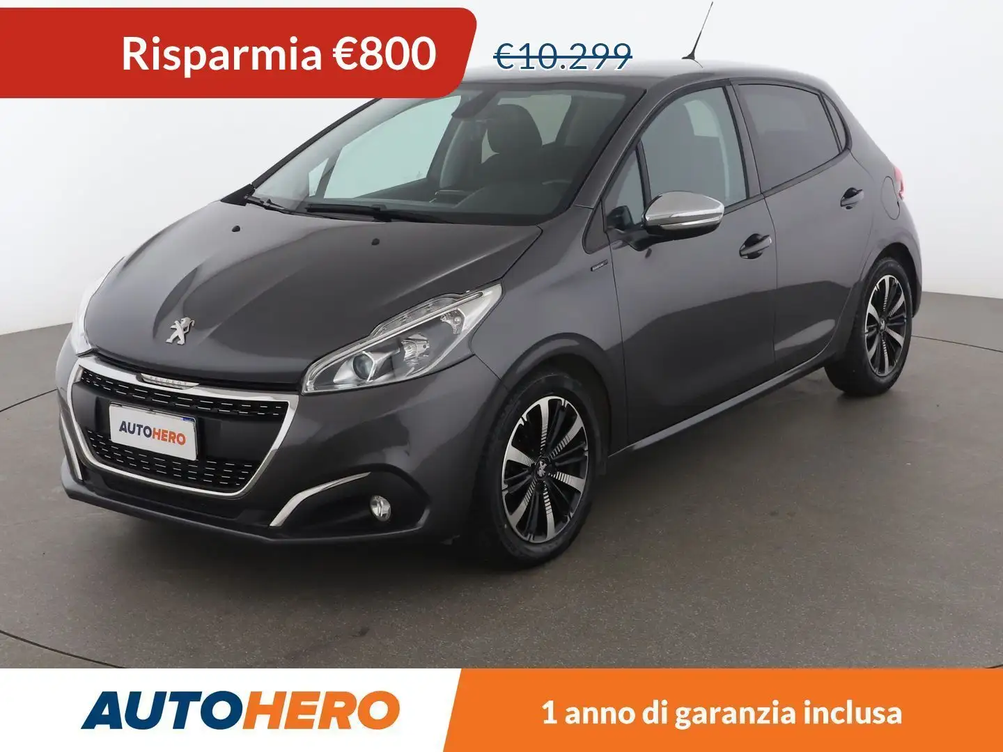 Peugeot 208 1.5 Blue-HDi Signature Grigio - 1