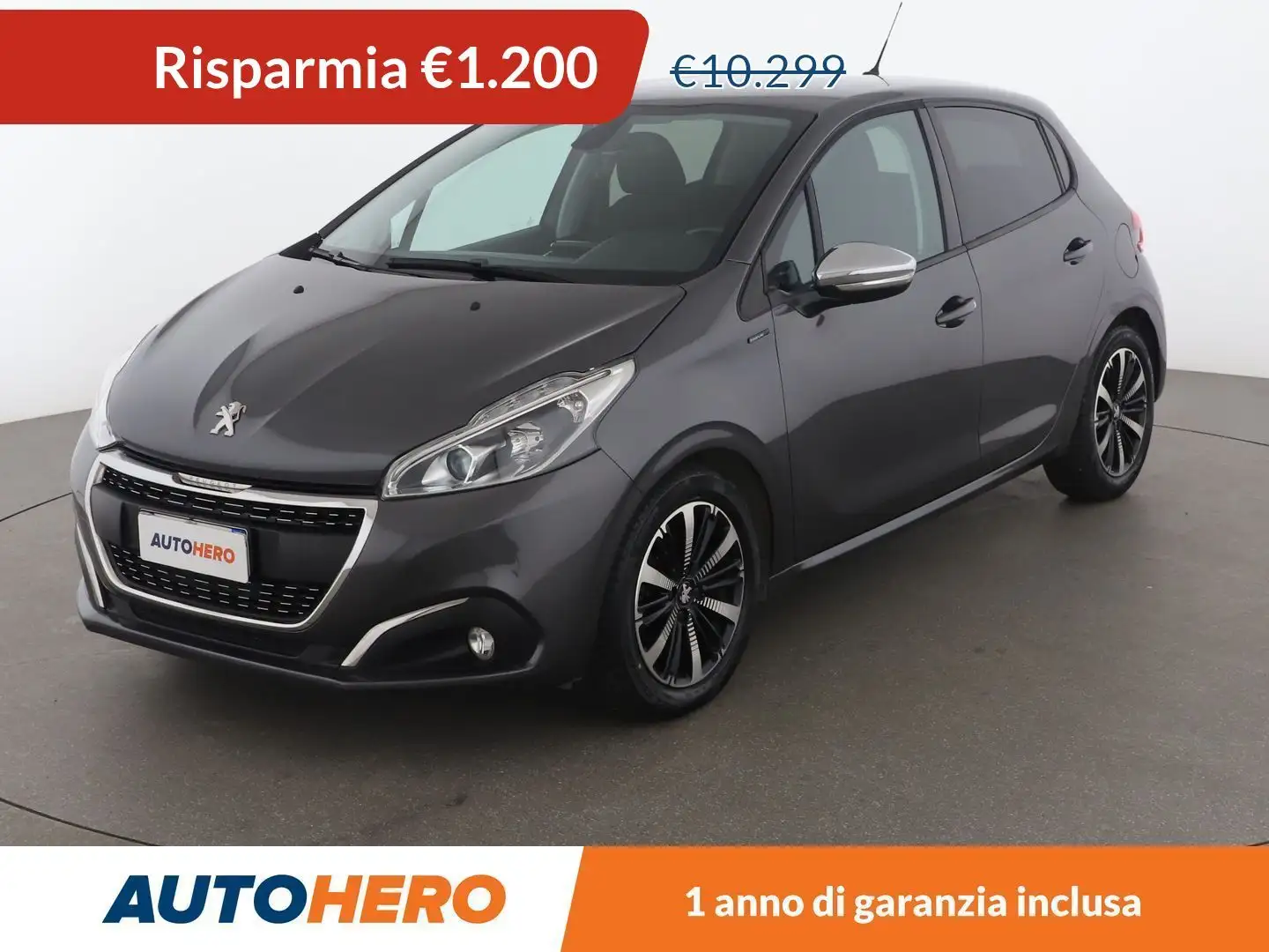 Peugeot 208 1.5 Blue-HDi Signature Grigio - 1