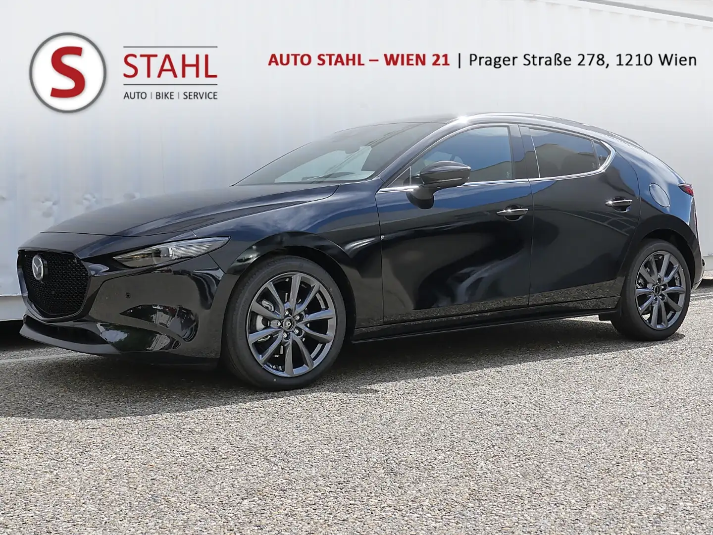 Mazda 3 Mazda3 e-Skyactiv-G140 Homura AUTO STAHL WIEN 2... Schwarz - 1