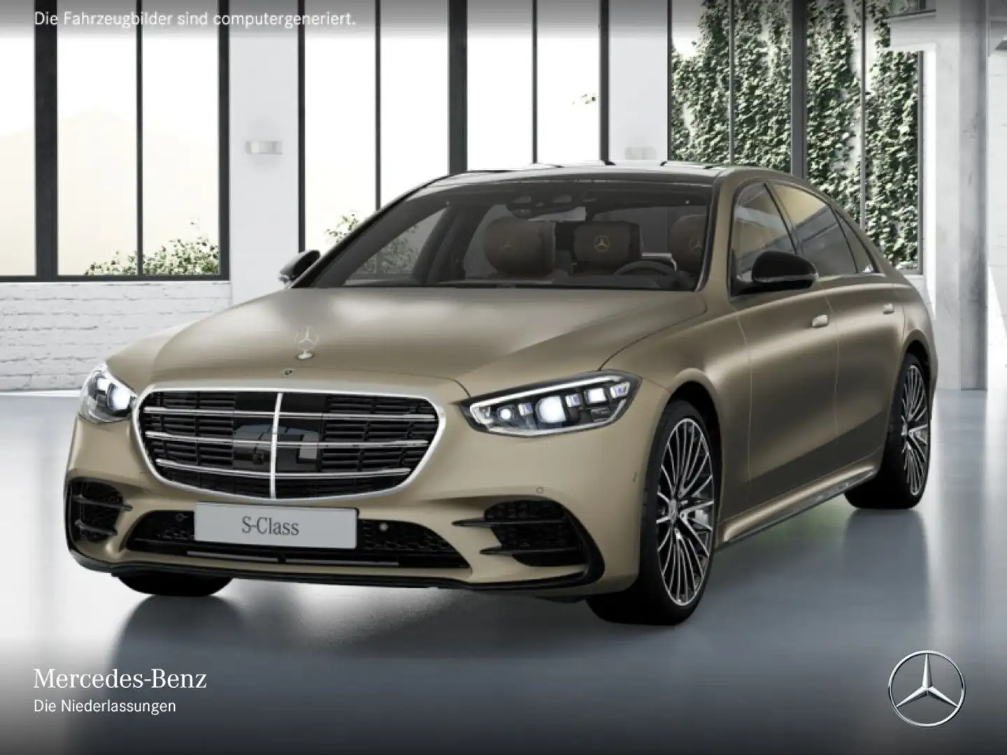 Mercedes-Benz S 600 S 580 L 4M AMG+NIGHT+PANO+DIGITAL-L+BURMESTER4D+TV Bronze - 2