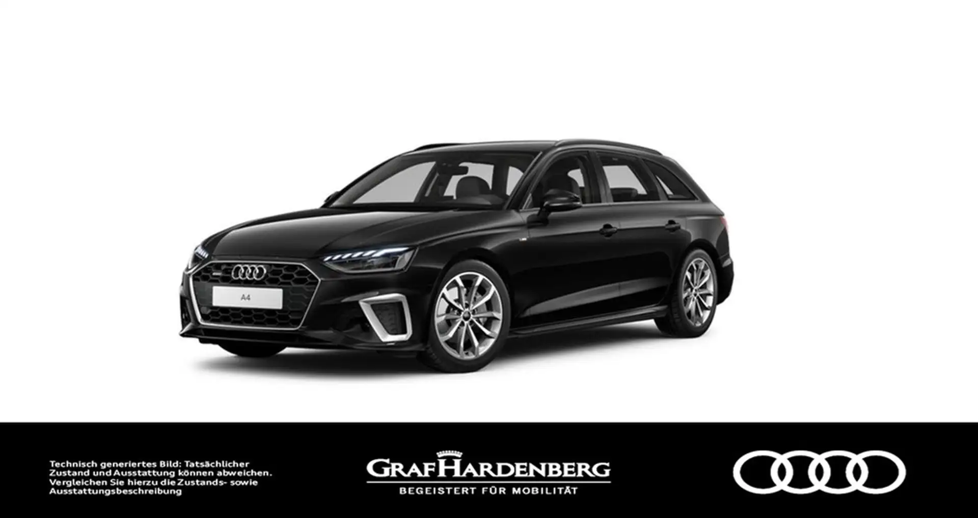Audi A4 Avant 40 TDI quattro S line LED Navi B&O Schwarz - 1
