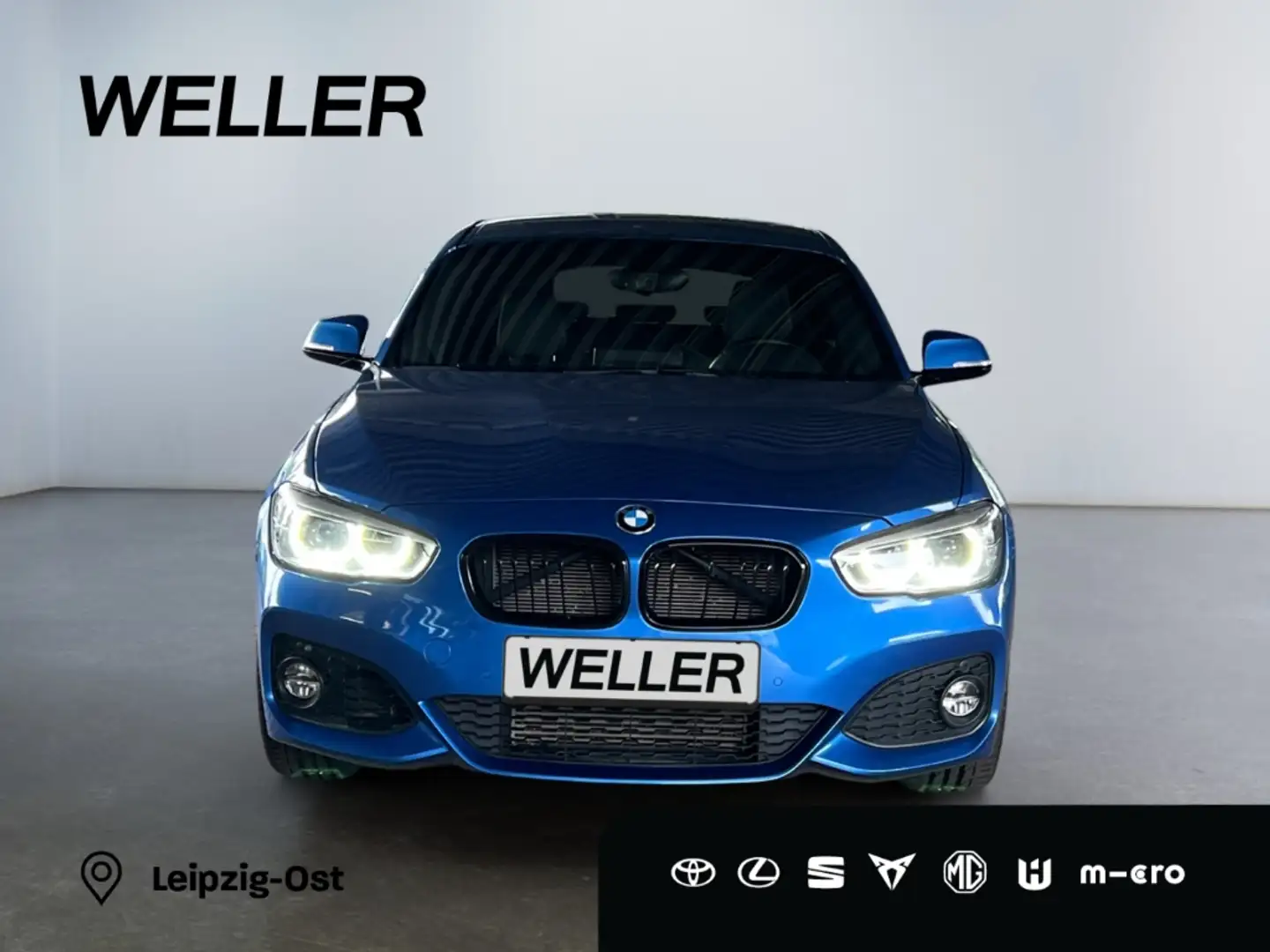 BMW 118 i M Sport *LED*Harman Kardon*Leder*CarPlay* Bleu - 2