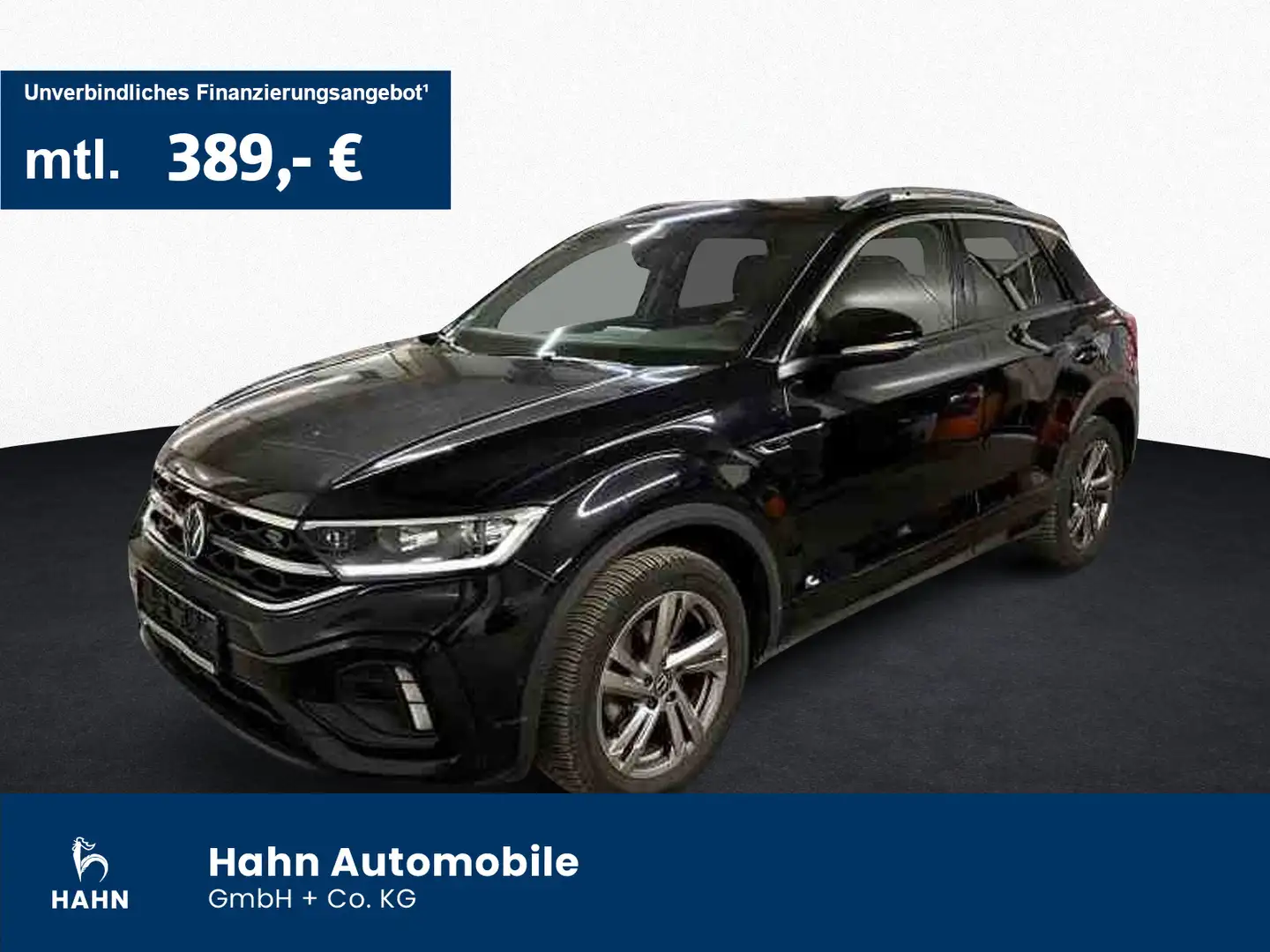 Volkswagen T-Roc 1.0TSI R-Line ACC Cam LED+ Navi Parklenk Schwarz - 1