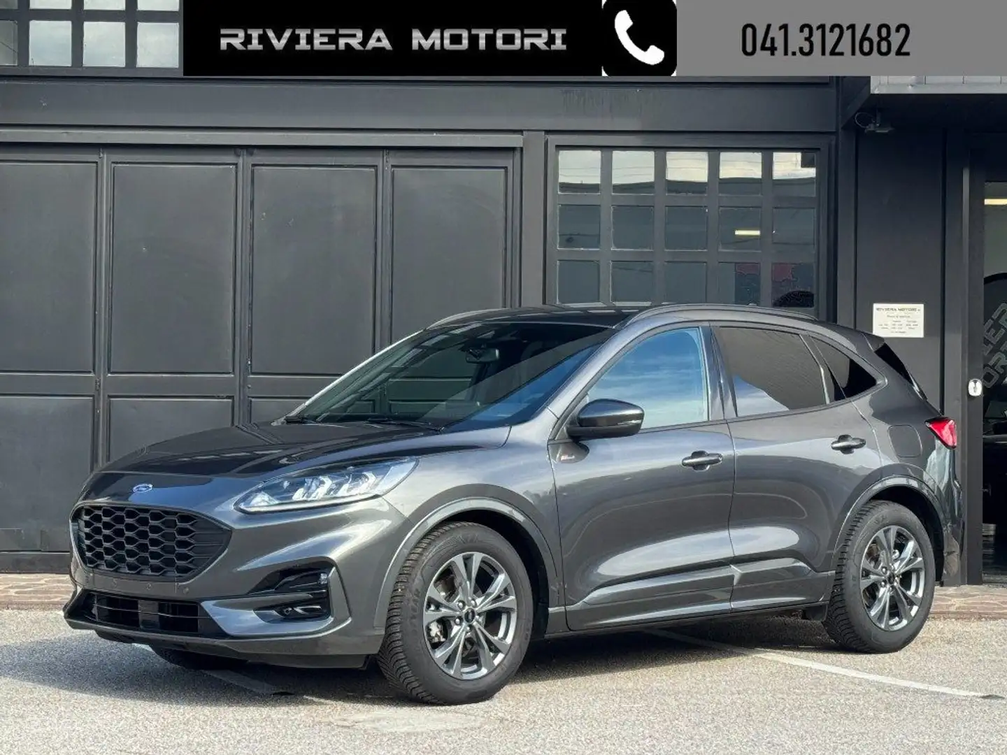 Ford Kuga 2.0 EcoBlue 120 CV aut. ST-Line 2WD Gris - 1