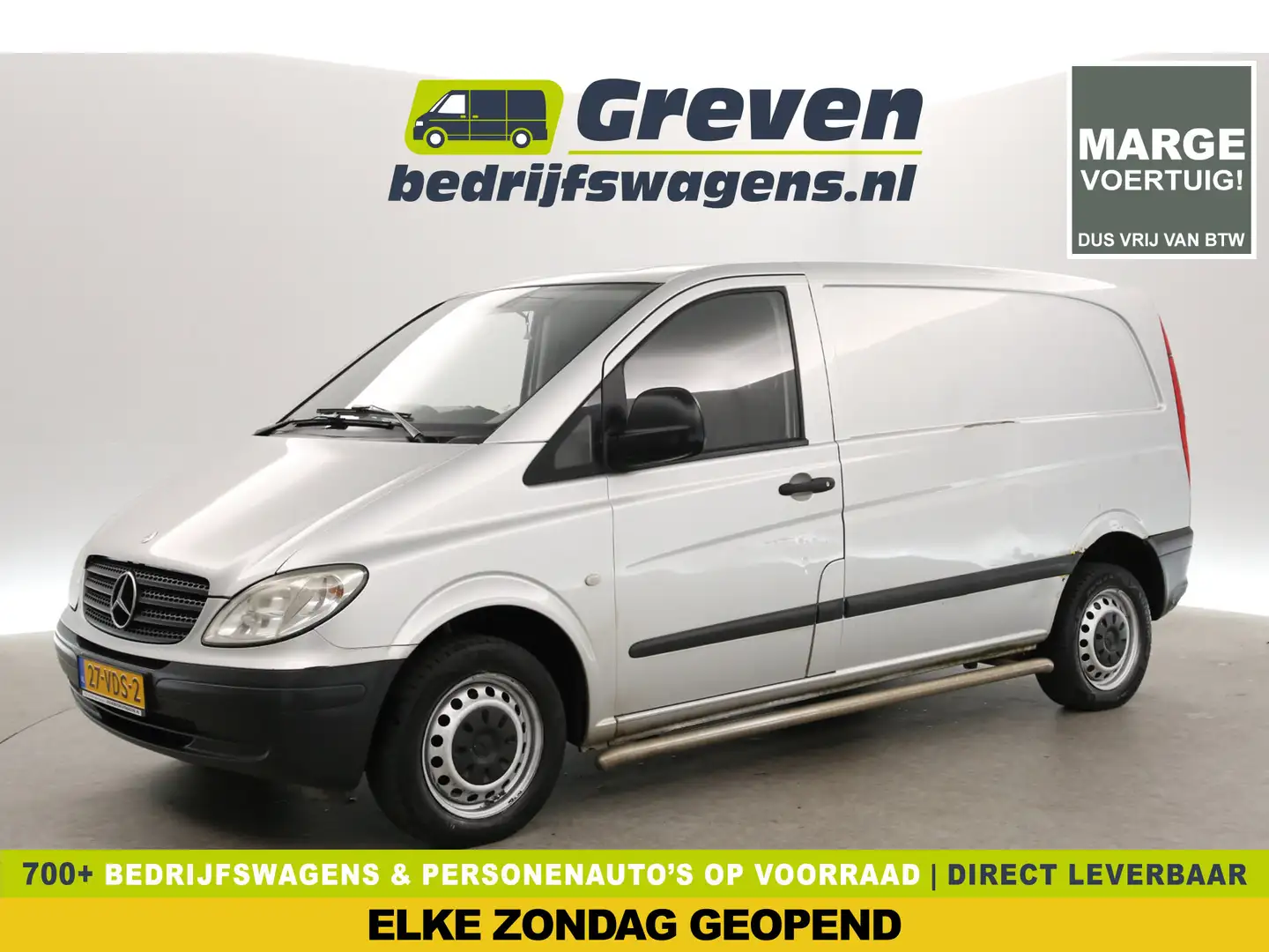 Mercedes-Benz Vito CDI | MARGE | Airco | Elektrpakket | Schuifdeur | Argent - 1