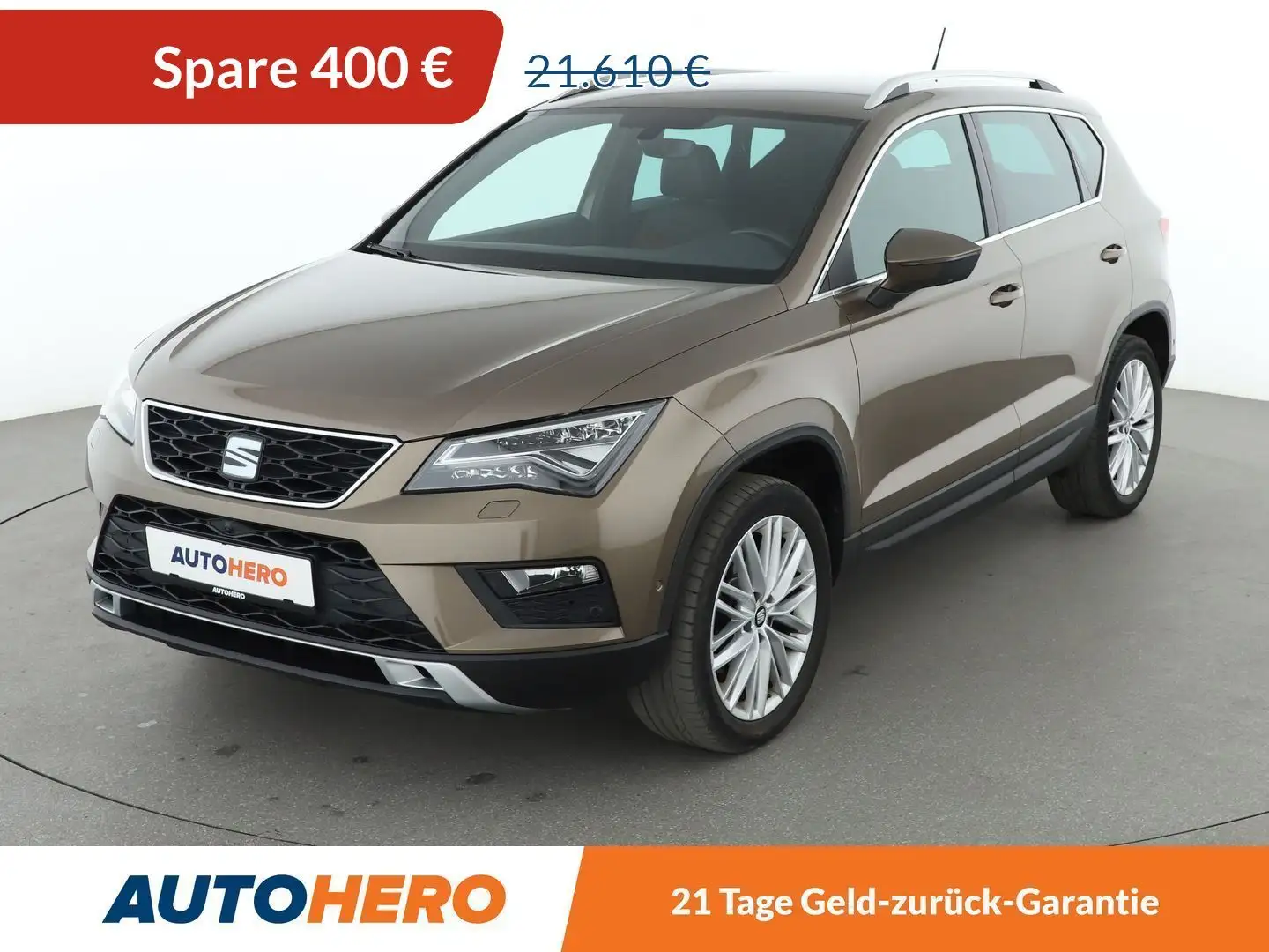 SEAT Ateca 1.4 TSI ACT Xcellence 4Drive Aut.*CAM*NAVI*PDC* Marrón - 1