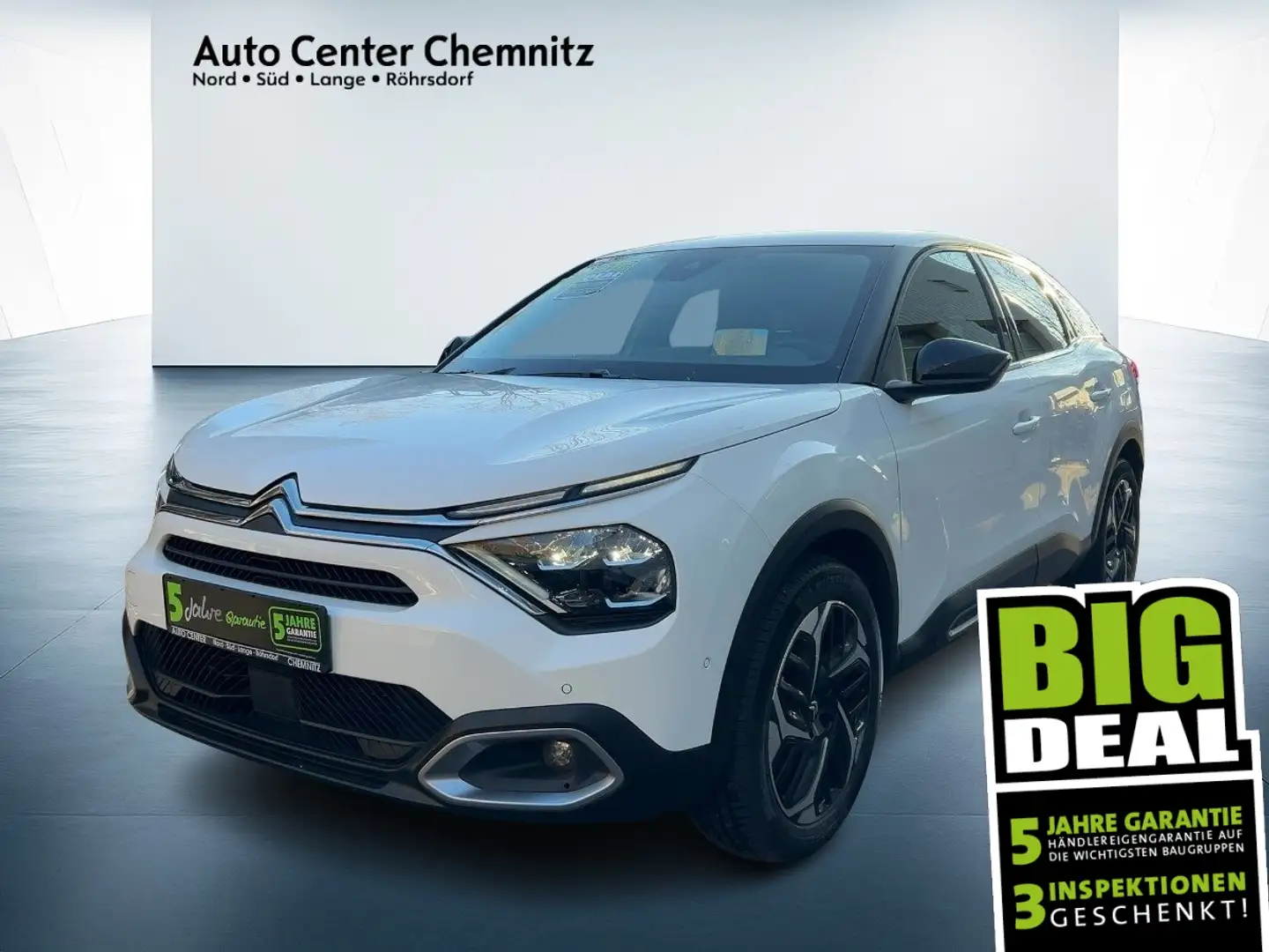 Citroen C4 AT8 130 Shine HeadUp/FullLED/Navi/PDC/360° Weiß - 1