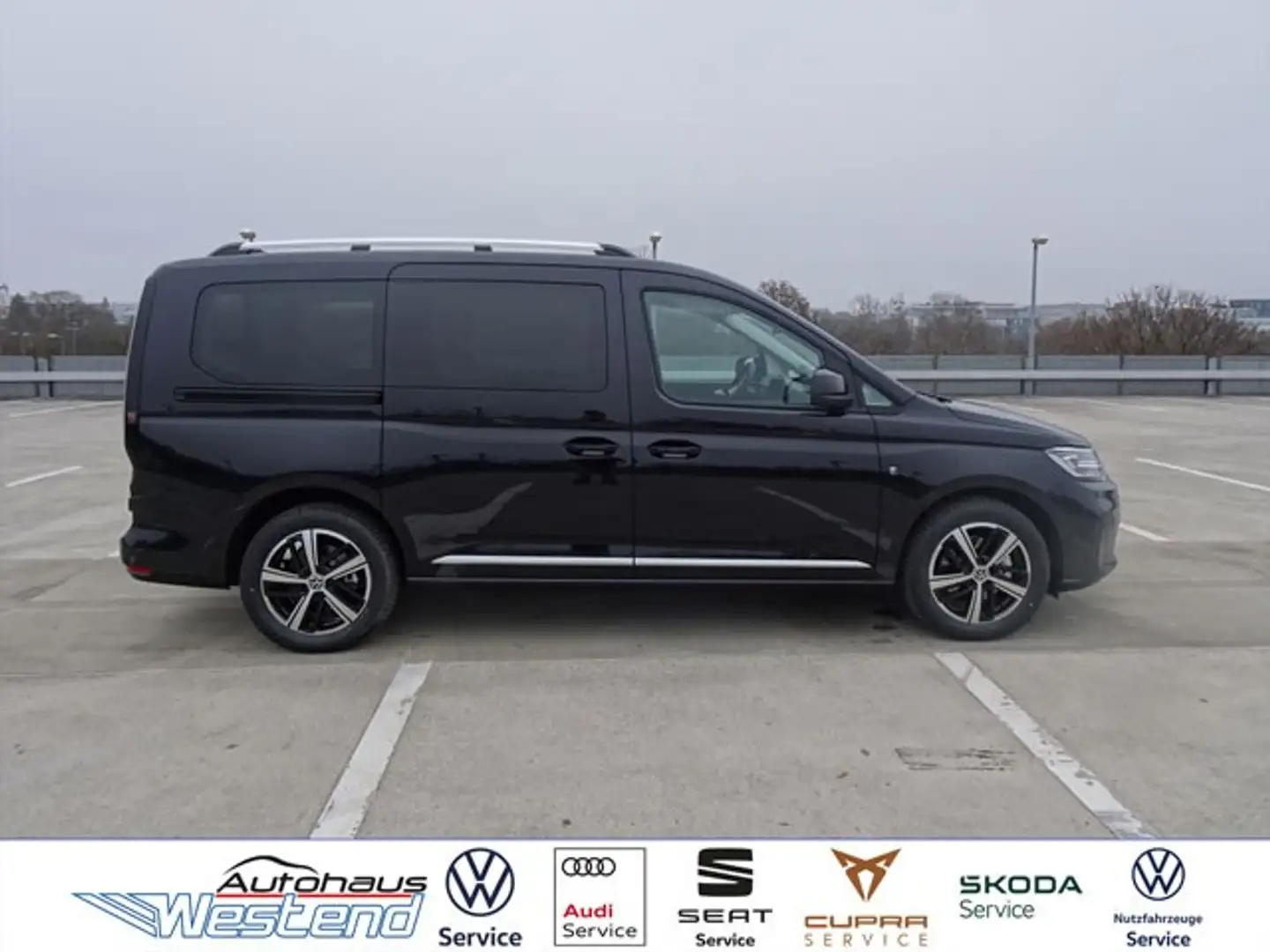 Volkswagen Caddy Maxi Style 1.5l TSIe 85kW DSG 7-Sitzer LR LED Noir - 2