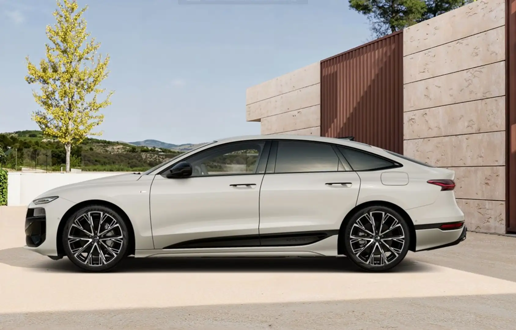 Audi A6 Sportback S line e-tron quattro 315 kW Beige - 2