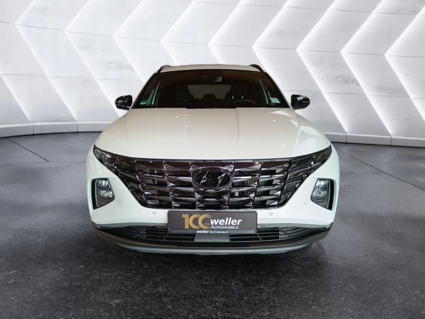 Hyundai TUCSON 1.6 T-GDi Mild-Hybrid ''Blackline'' Rückfahrkamera Weiß - 2