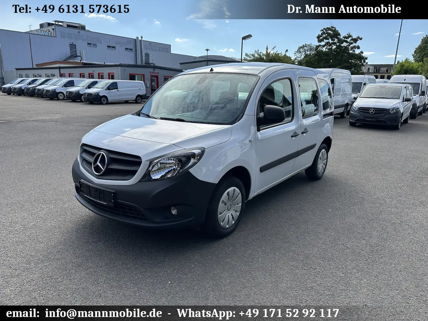 Mercedes-Benz Citan 111 CDI lang Blanc - 1